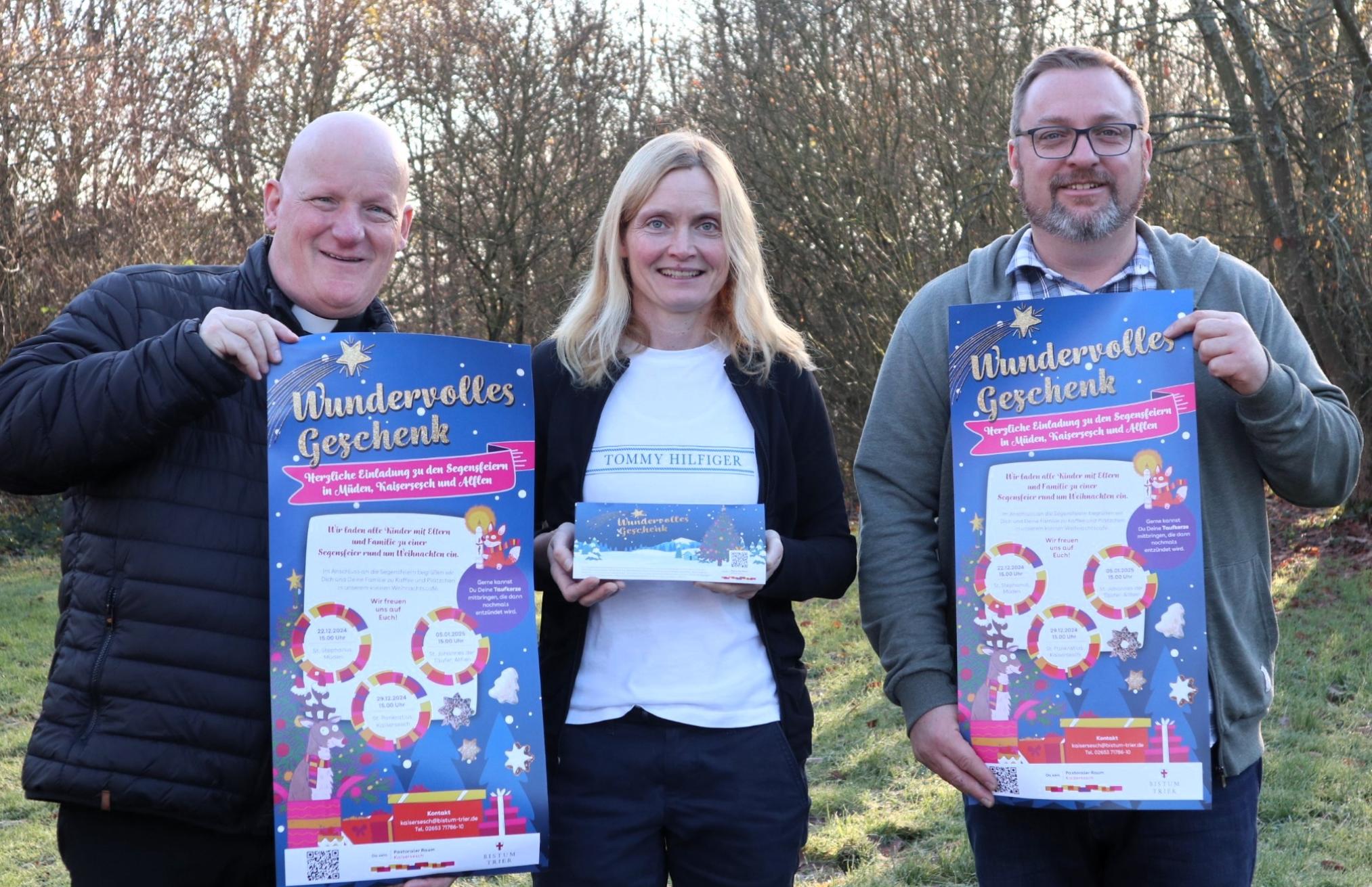 Michael Wilhelm, Manuela Pötz und Markus Göbel (von links)