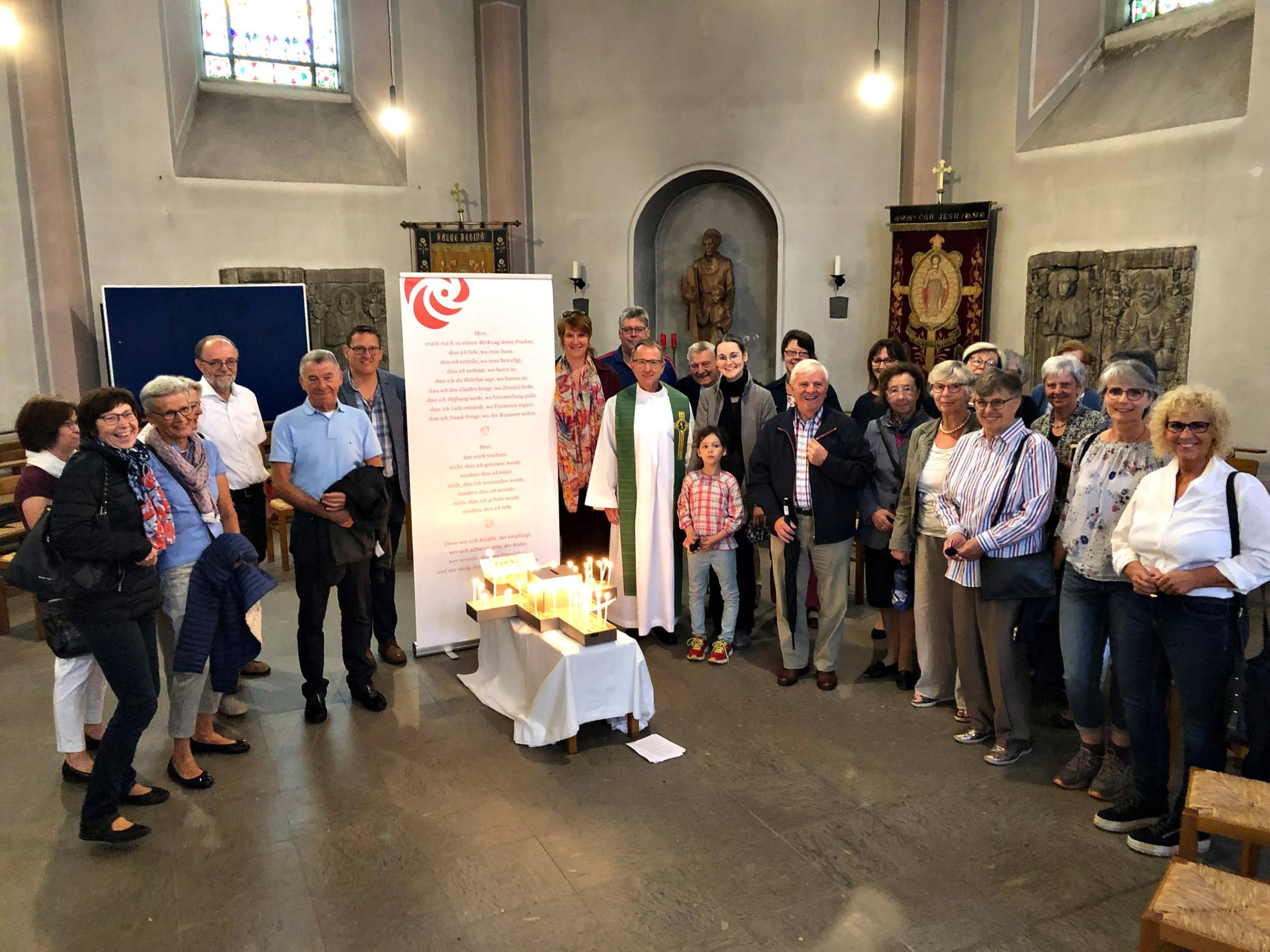 Die Projektgruppe aus dem Dekanat Schweich-Welschbillig.