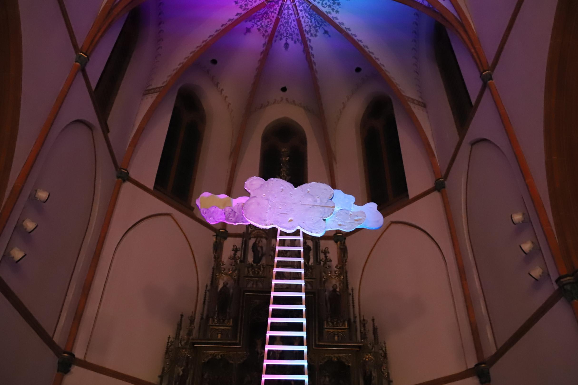 Die Himmelsleiter wurde eigens für das Musical gebaut